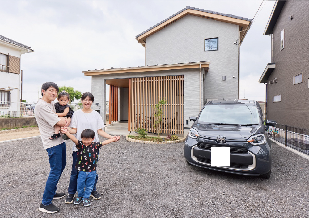 和モダン　子育て　家　注文住宅