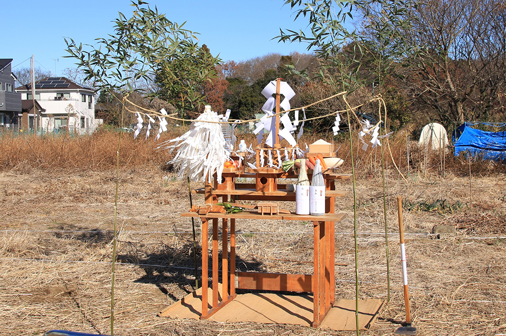 守谷市　地鎮祭　注文住宅