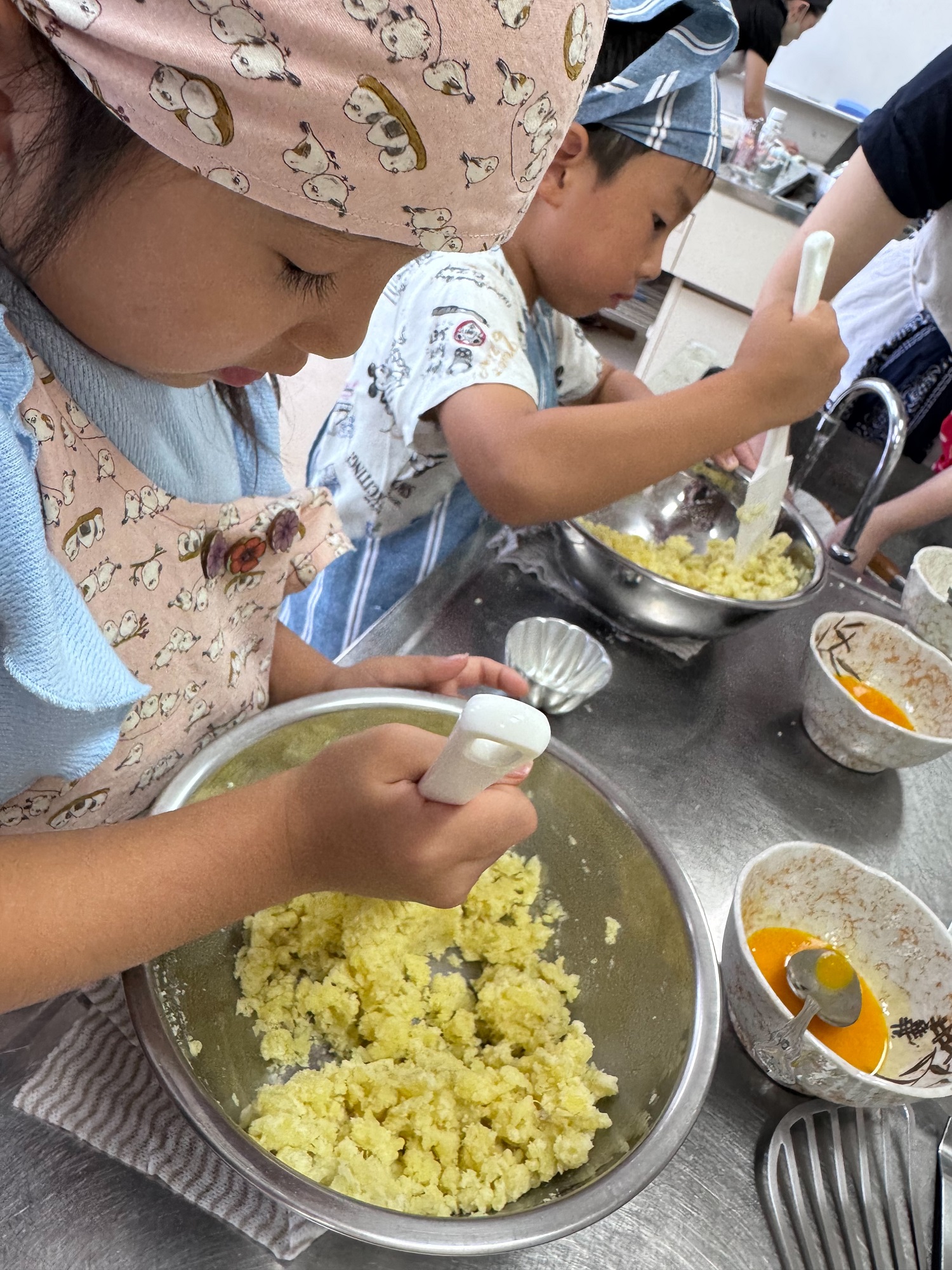 お料理の親子レッスン 工務店スタッフの休日
