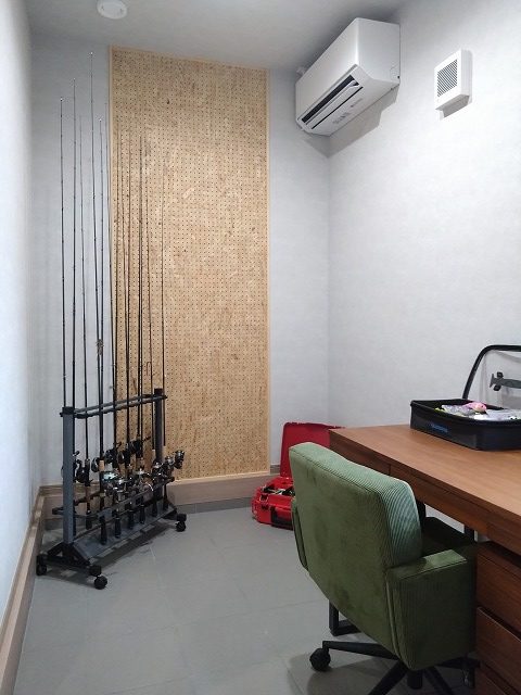 趣味部屋 釣り 注文住宅 平屋