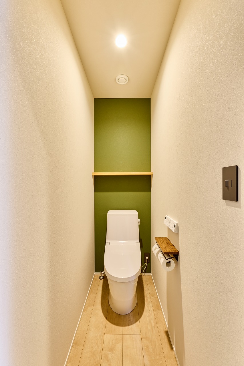 2階 トイレ メープル グリーン ナチュラル