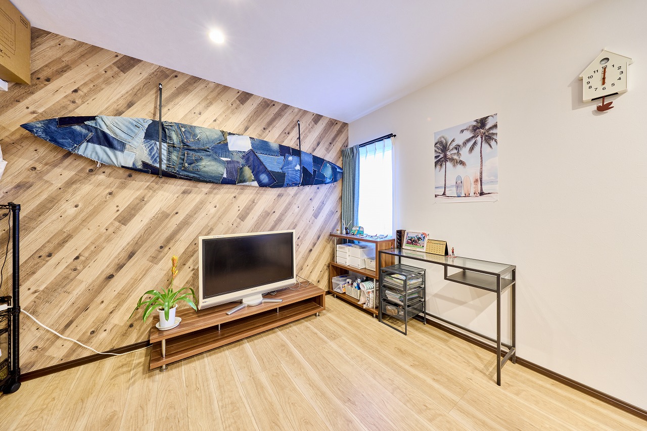 アメリカンスタイル インテリア 自然素材 趣味部屋 平屋