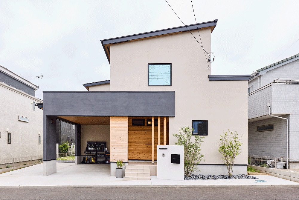 注文住宅 戸建て 和モダン 外観