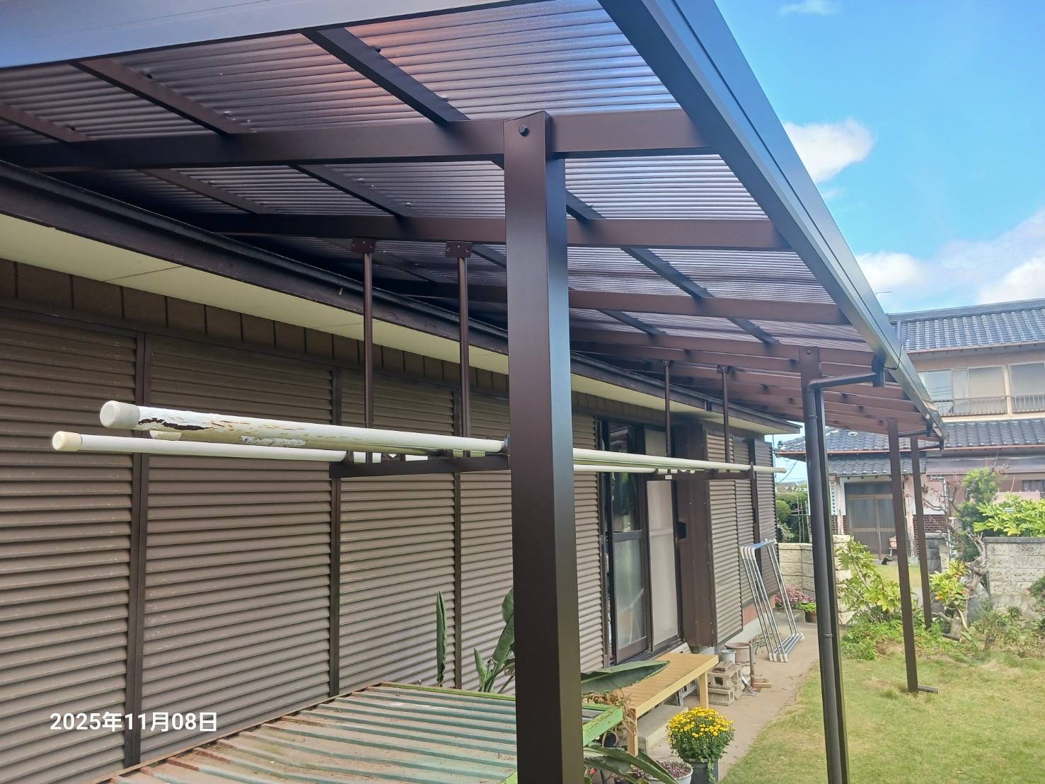 潮来市　テラス工事　リフォーム