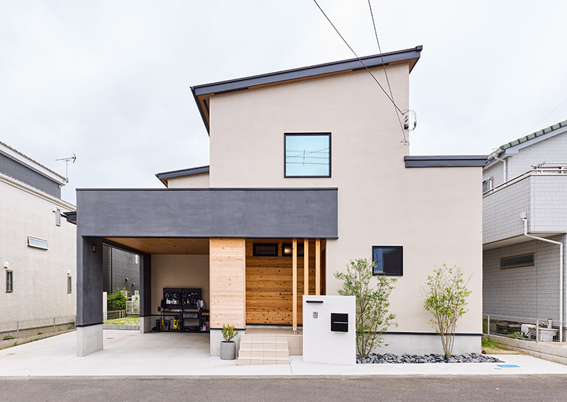 モダンな家　つくばみらい市　新築　注文住宅　画像　FPの家